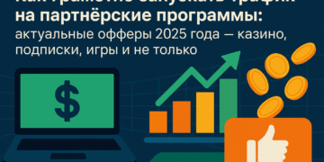 Как грамотно запускать трафик на партнёрские программы: актуальные офферы 2025 года — казино, подписки, игры и не только