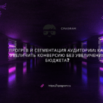 Прогрев и сегментация аудитории: как увеличить конверсию без увеличения бюджета?