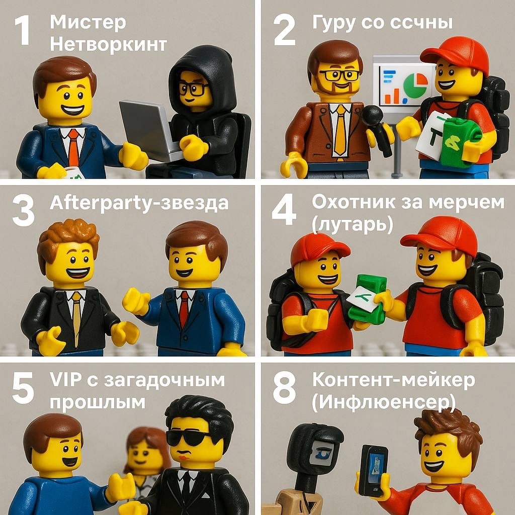 Типичные персонажи конференций по трафику.
