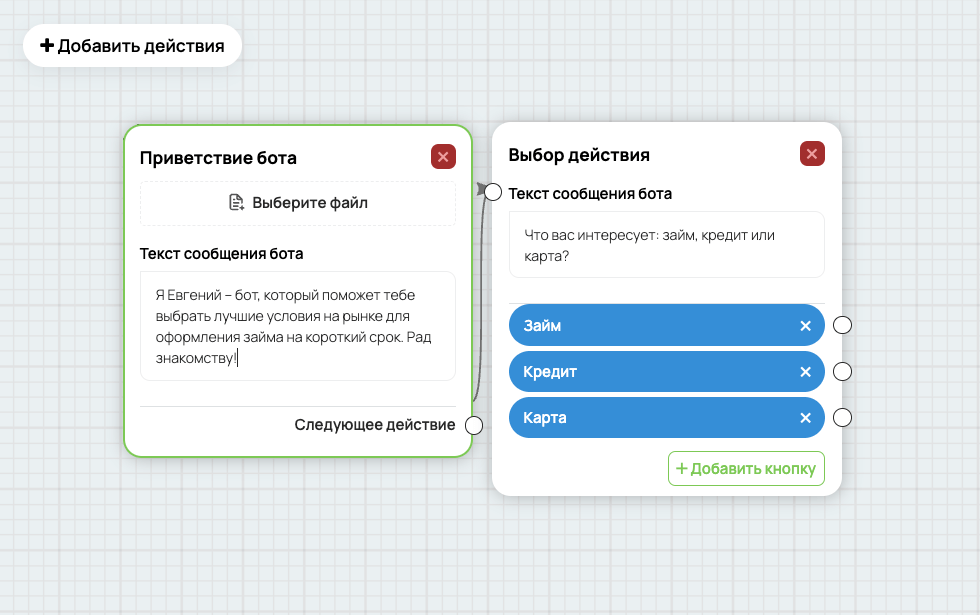 Примеры сценариев для ботов в Одноклассниках: эффективные решения для банков, онлайн-курсов, РКО, HR и страхования