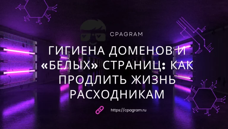 Гигиена доменов и «белых» страниц: Как продлить жизнь расходникам Гигиена доменов и «белых» страниц: Как продлить жизнь расходникам