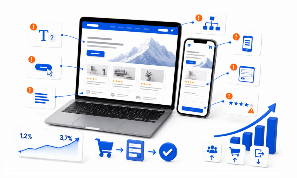 A/B тестирование посадочных страниц: оптимизация конверсии (CRO)