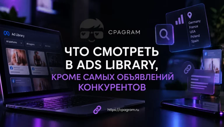 Что смотреть в Ads Library, кроме самих объявлений конкурентов