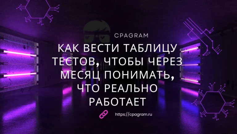 Как вести таблицу тестов, чтобы через месяц понимать, что реально работает